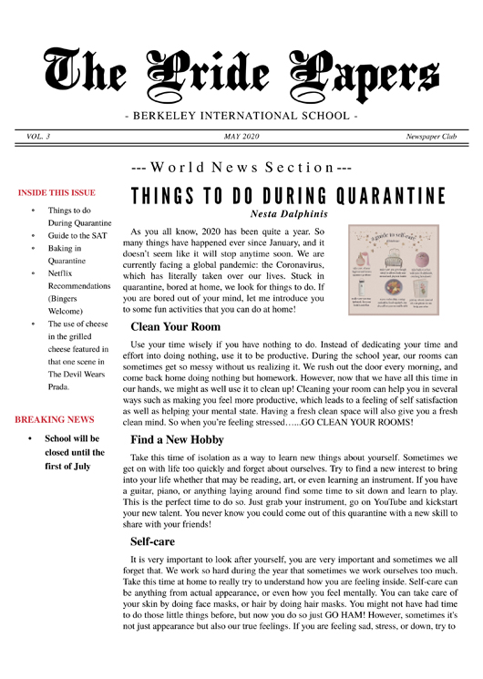The Pride Papers (May 2020)